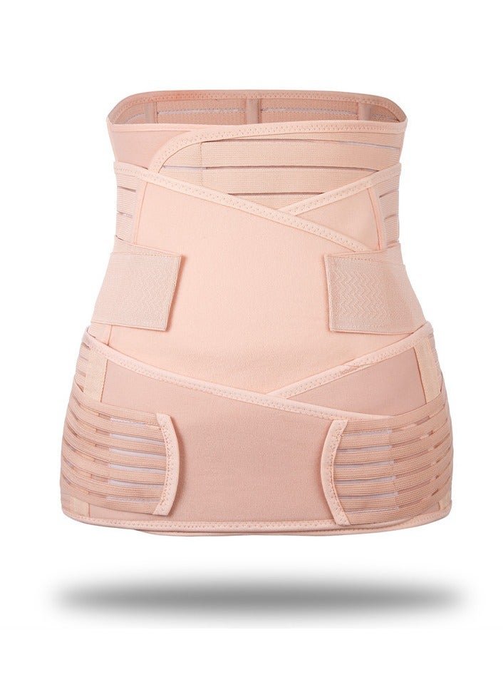 هالامين مشدة دعم 3 في 1 لاستعادة ما بعد الولادة - حزام بطن، مشد، وحزام تشكيل الجسم بعد الولادة القيصرية، لدعم الخصر والحوض - Image 1